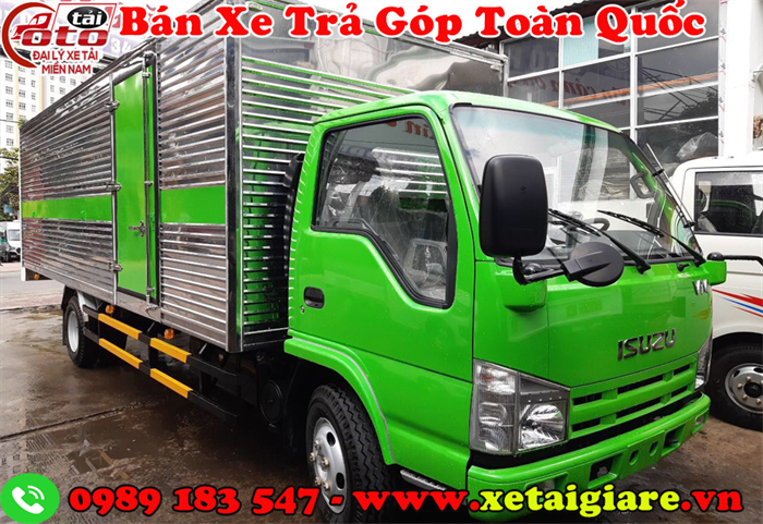 Xe tải isuzu 1 tấn 9 thùng dài 6m2 | xe tải 1t9 thùng 6.2m | giá xe isuzu 1t9 thùng dài 6m2 